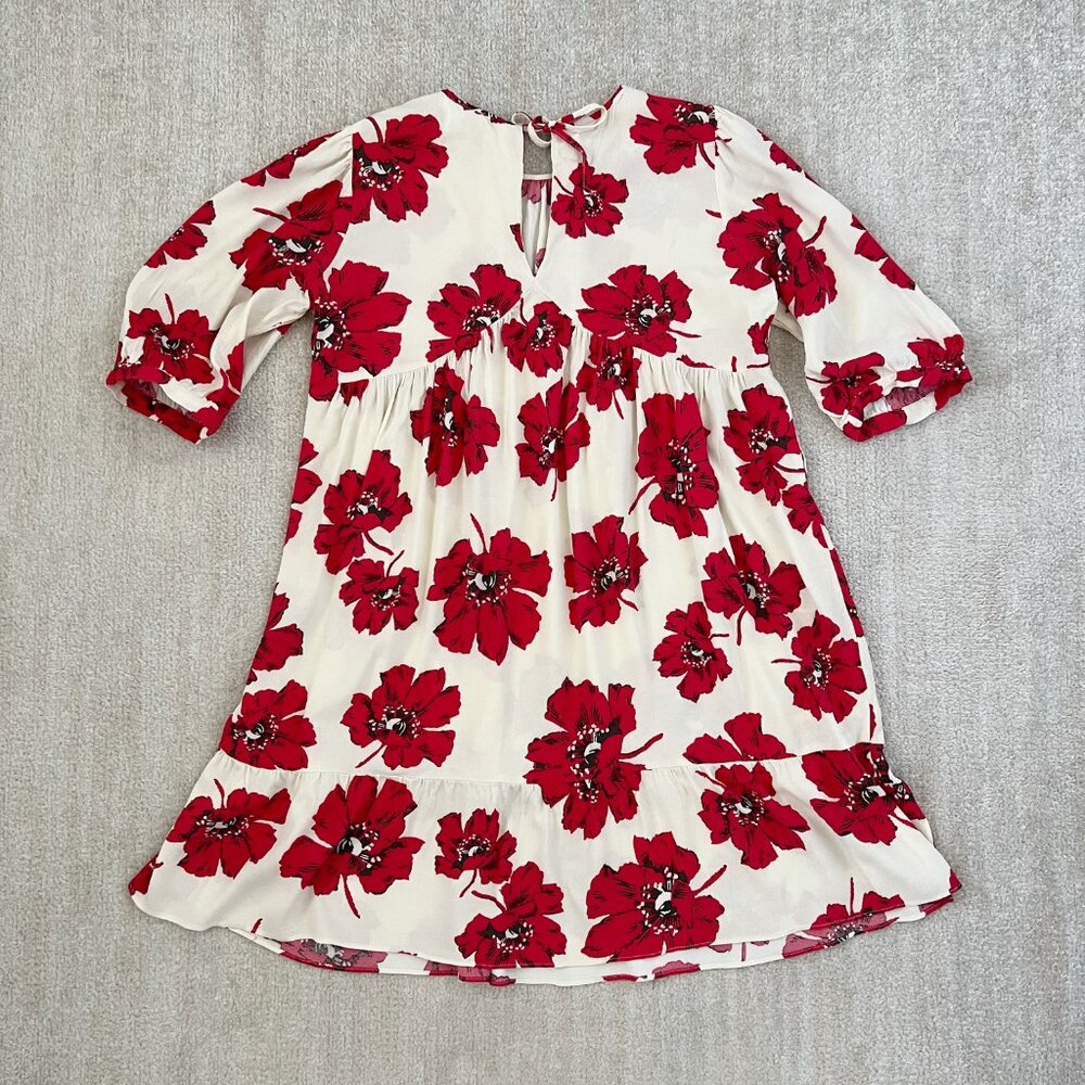 ba&sh Katia Boho Resort Floral Mini Dress M - Picture 4 of 10